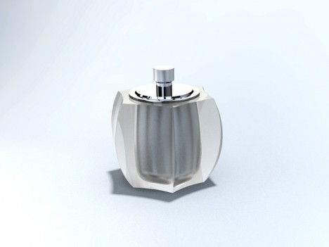 PORTA COTONETE C/TPA AÇO INOX STAR PORTA COTONETE C/TPA AÇO INOX STAR