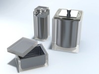 CONJUNTO GOURMET 3Pç C/ Sobre-tampa em INOX CONJUNTO GOURMET 3Pç C/ Sobre-tampa em INOX